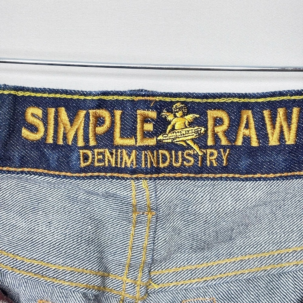 Simple & Raw Selvedge Jeans 31x31 Cone Mills Limited Edition Denim Button Fly - Picture 7 of 14